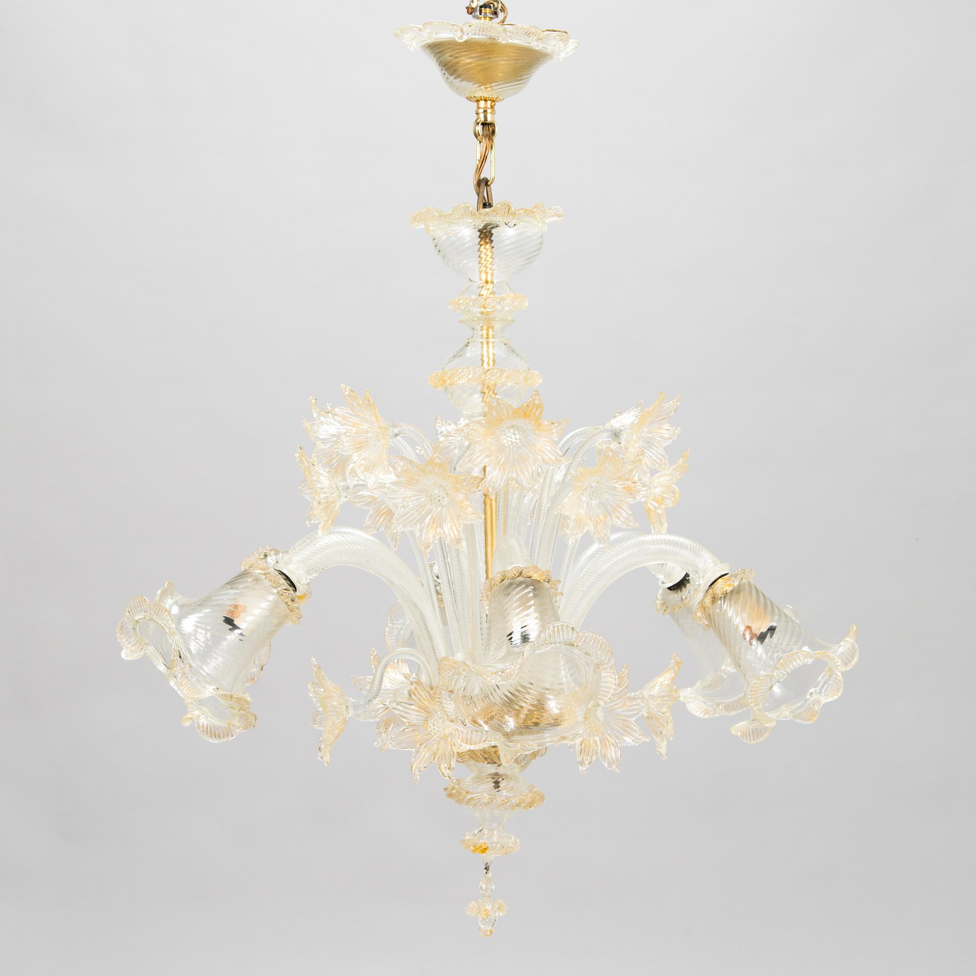 Takkrona, Murano, Italien, 1900-talets senare hälft.