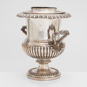 A Viennese silver plated champagne / wine cooler, from Mayerhofer, Austria.