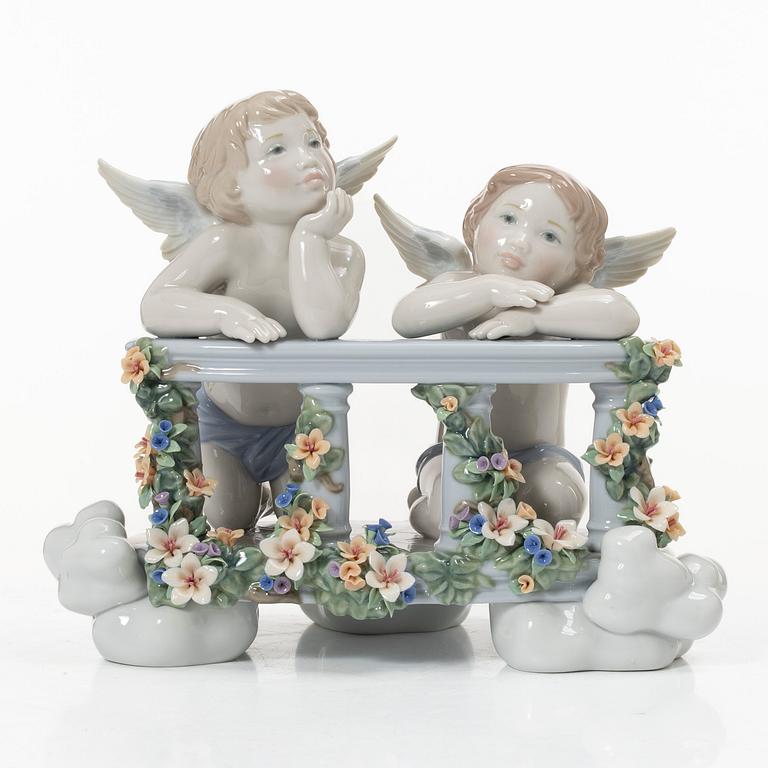 Lladró, figurine, "Celestial Balcony", Spain.