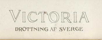 RAMAR MED FOTON, ett par. Gustaf V och Victoria.
