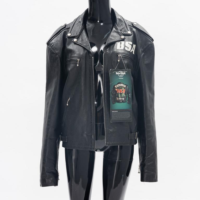 A La Rocka leather jacket as seen in George Michaels "Faith" music video 1987.