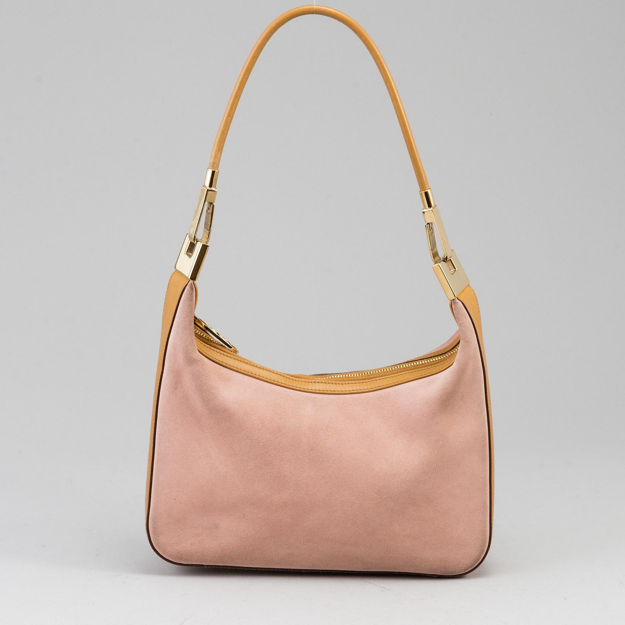 GUCCI, 'Suede Shoulder Bag'.