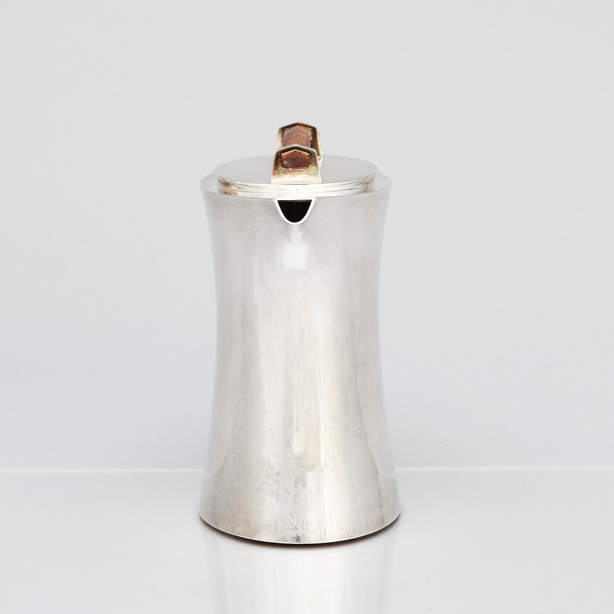 Einar Telander, a sterling silver pitcher, Silversmedja Einar Telander Stockholm 1981.