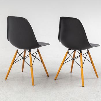 CHARLES & RAY EAMES, stolar, 6 st, "Plastic chair", Vitra.