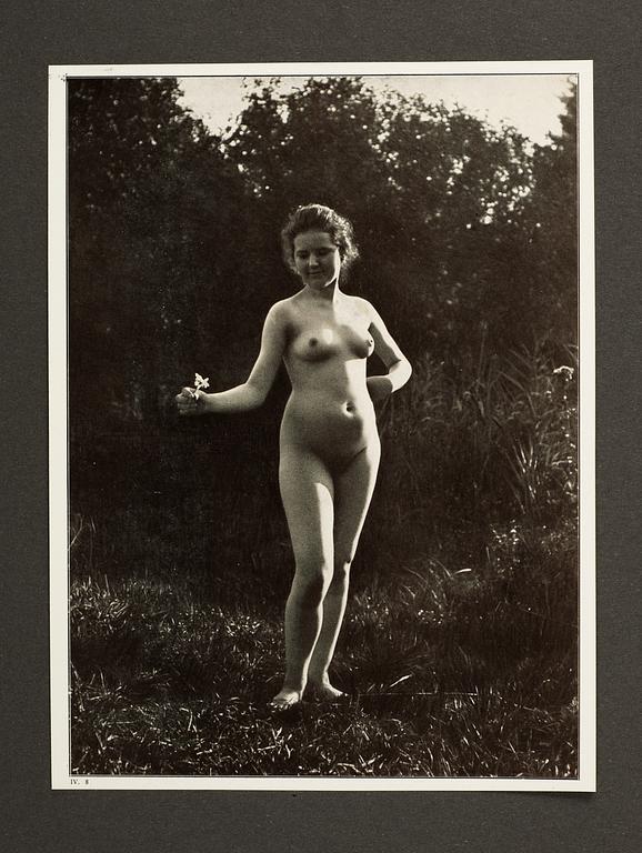 MAPP MED 19 st BILDER, "Eva im Paradies", Tyskland, 1910-tal.