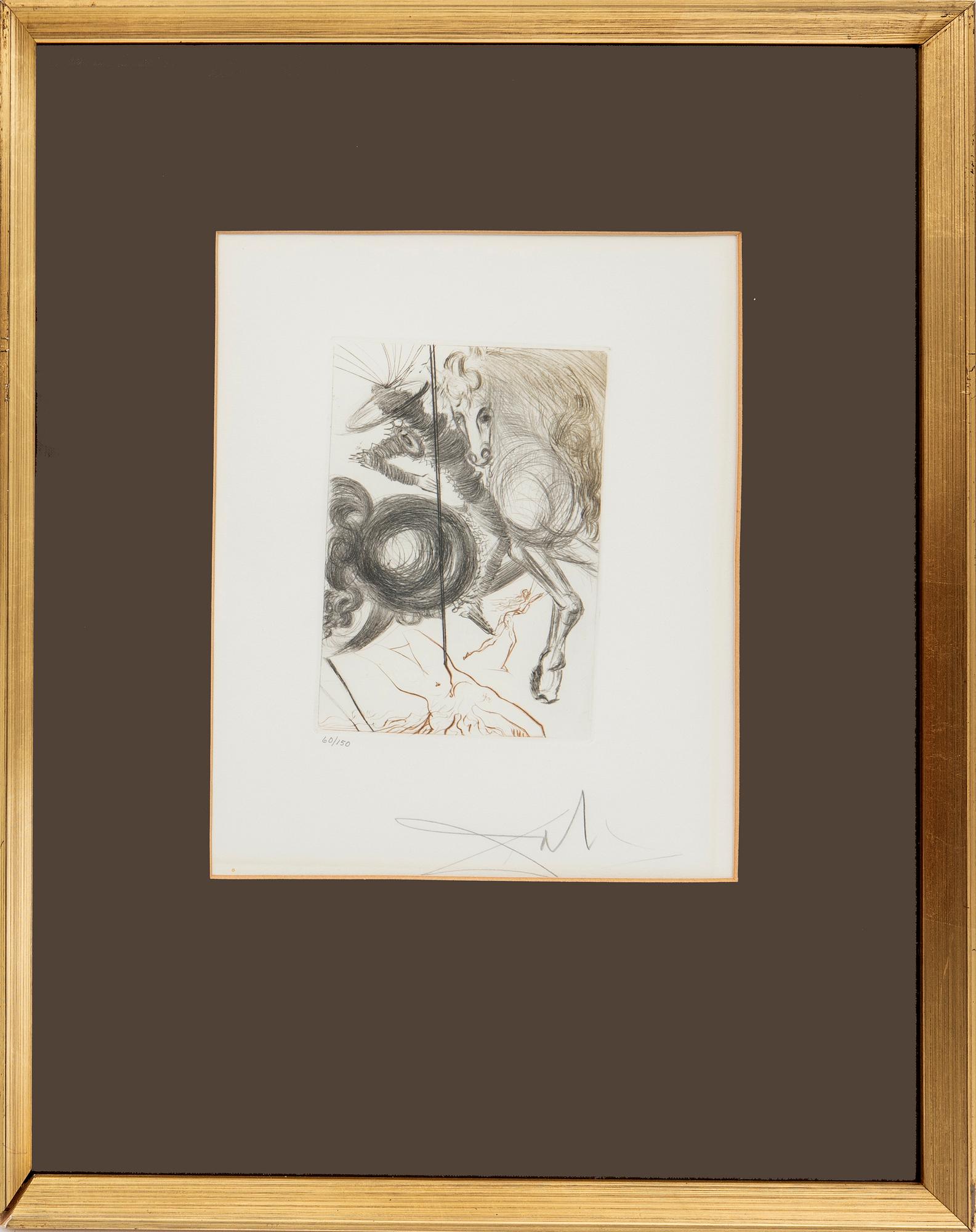 Salvador Dalí, "L'Enfer des Beautes cruelles" from "Le Décameron".