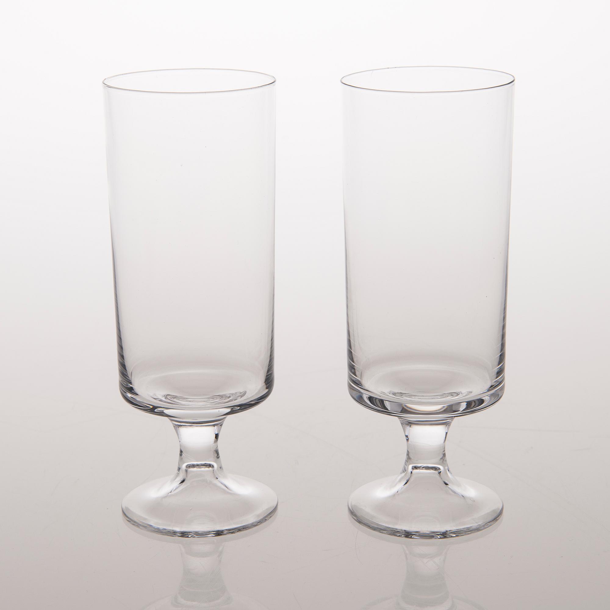 TAPIO WIRKKALA, Olutlaseja, 12 kpl, "Karelia", Iittala.