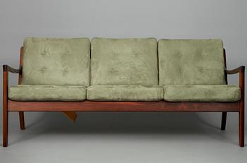 SOFFA, palisander, "Senator", Ole Wanscher, France & Son, Danmark 1900-talets mitt.