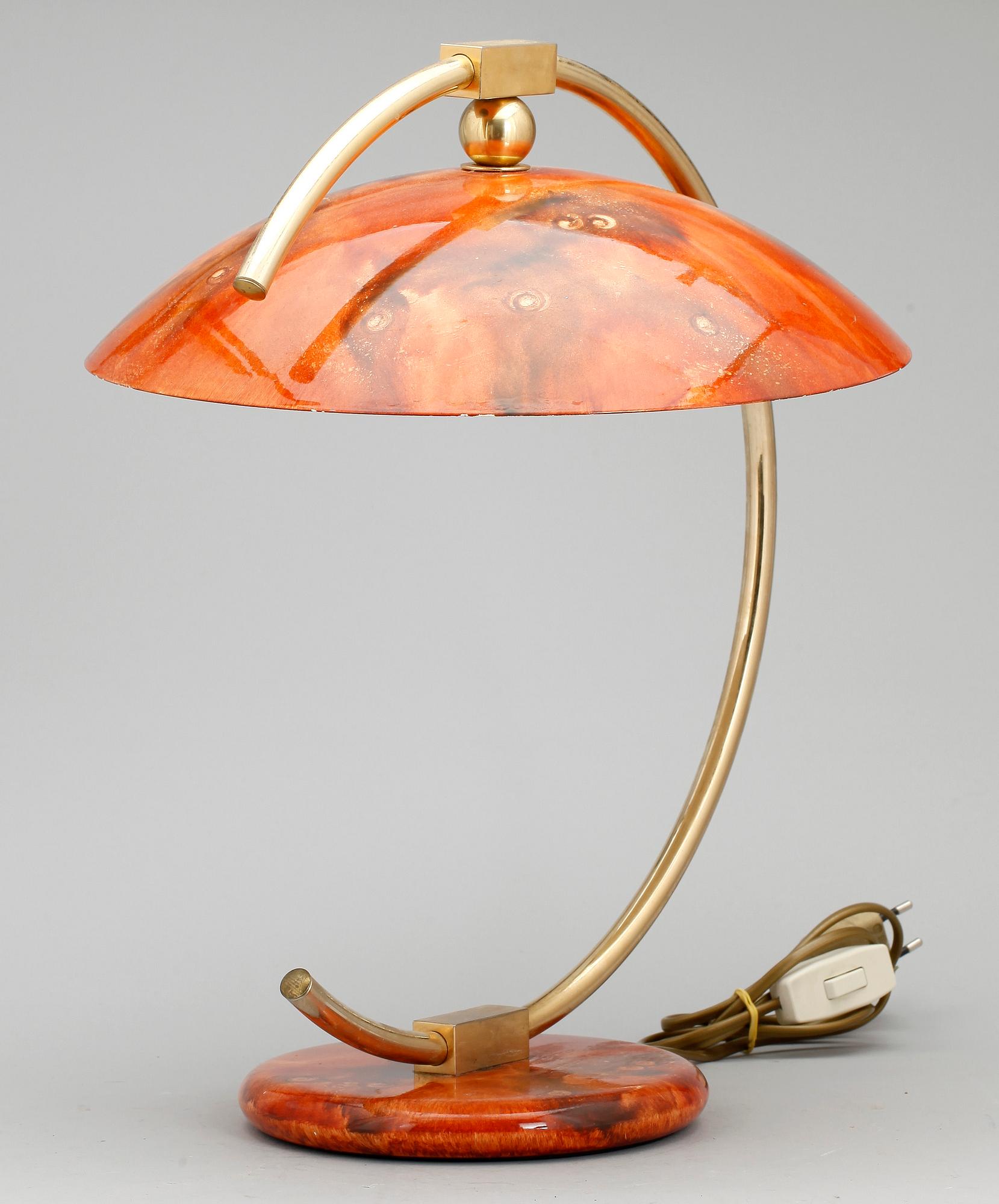 BORDSLAMPA, 1930/40-tal.