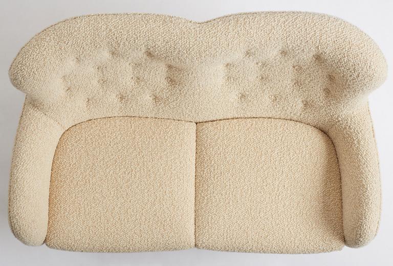 Frits Schlegel, "Love seat" soffa, Fritz Hansen, Danmark 1940-50-tal.