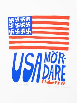 Carl Johan De Geer, "USA mördare".