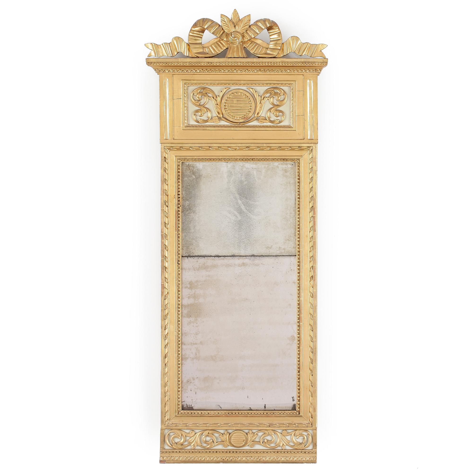 SPEGEL, gustaviansk, Stockholms hallstämpel, daterad 1798?.