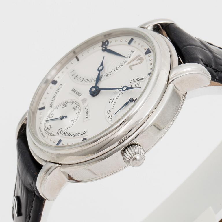 MAURICE LACROIX, Masterpiece, Calendrier Rétrograde, wristwatch, 43,5 mm,