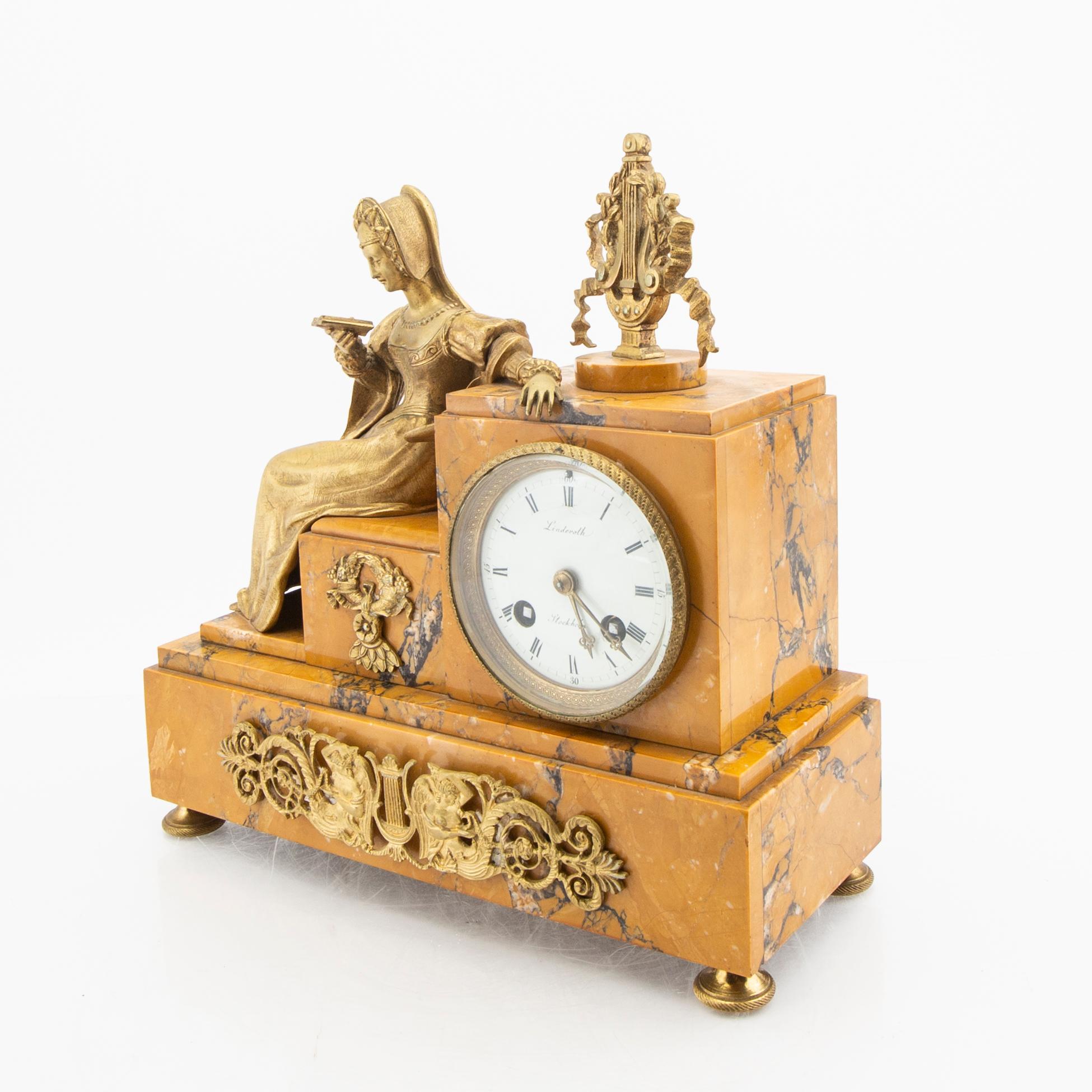 Bordspendyl Linderoth Stockholm 1800-talets mitt/andra hälft.