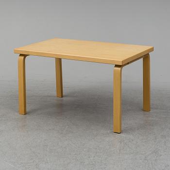 ALVAR AALTO, a birch coffee table from Artek, Finland.