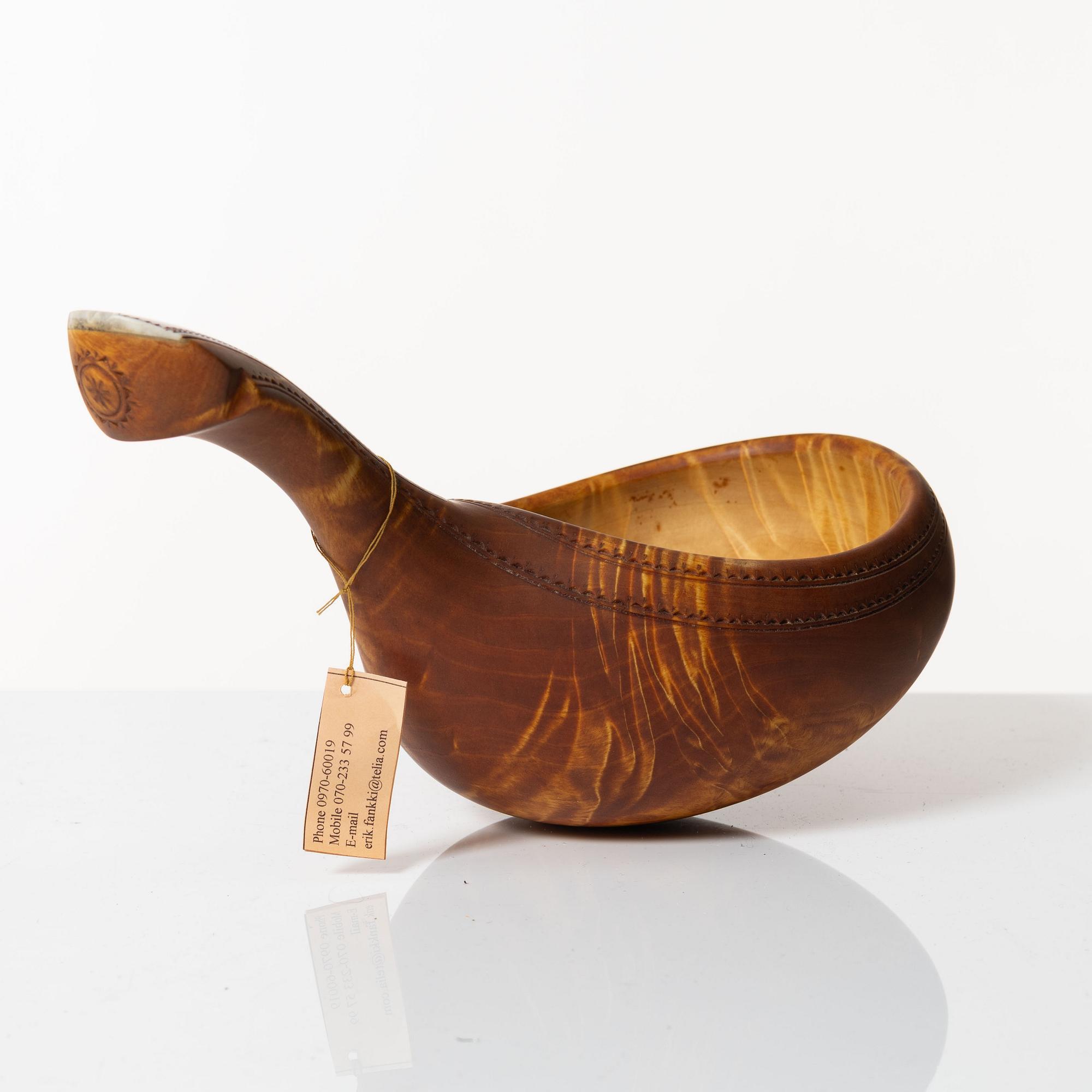 Erik Fankki, a drinking vessle, signed and dated 2003.