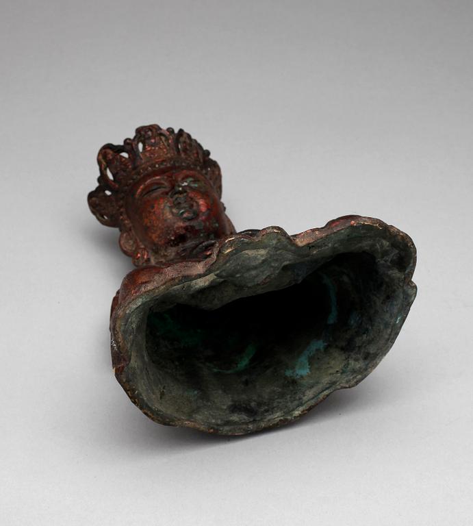 BUDDHA, brons, trol Ming (1368-1644).