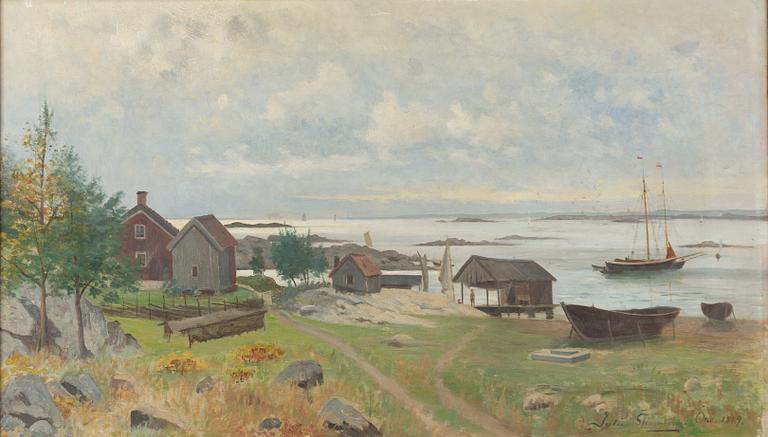 Julia Strömberg, Skärgårslandskap.