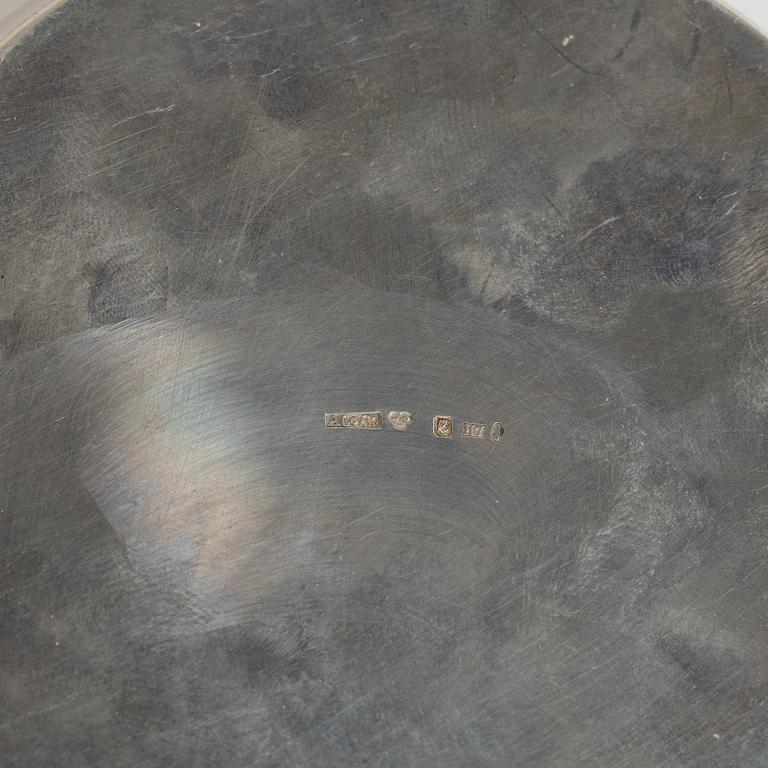 Coffee service, 3 pieces, silver, Art Nouveau, Anna Ohlsson & Co Östersund, 1910.