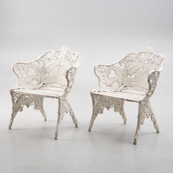 A pair of garden chairs, Riab Ruda, Sweden, second half of the 20th century.