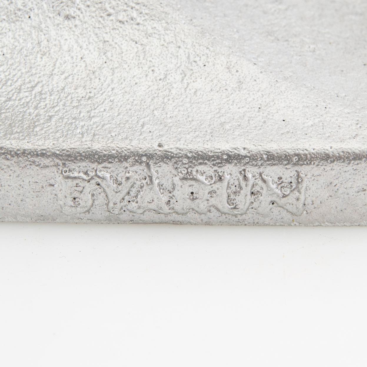 Signe Persson-Melin, candelabrum "Salut" for Byarums Bruk, late 20th century, cast aluminium.