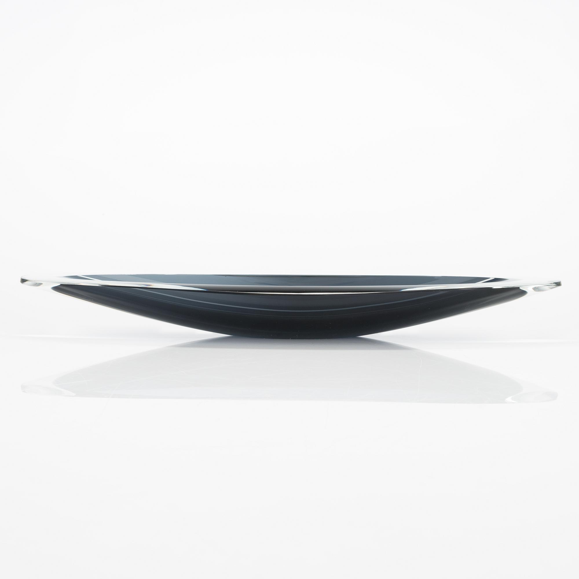 Kaj Franck, a 'Lancet' glass sculpture signed K. Franck Nuutajärvi Notsjö -58.
