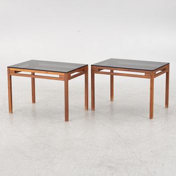 A coffee table and two side tables, second half of the 20th century.
