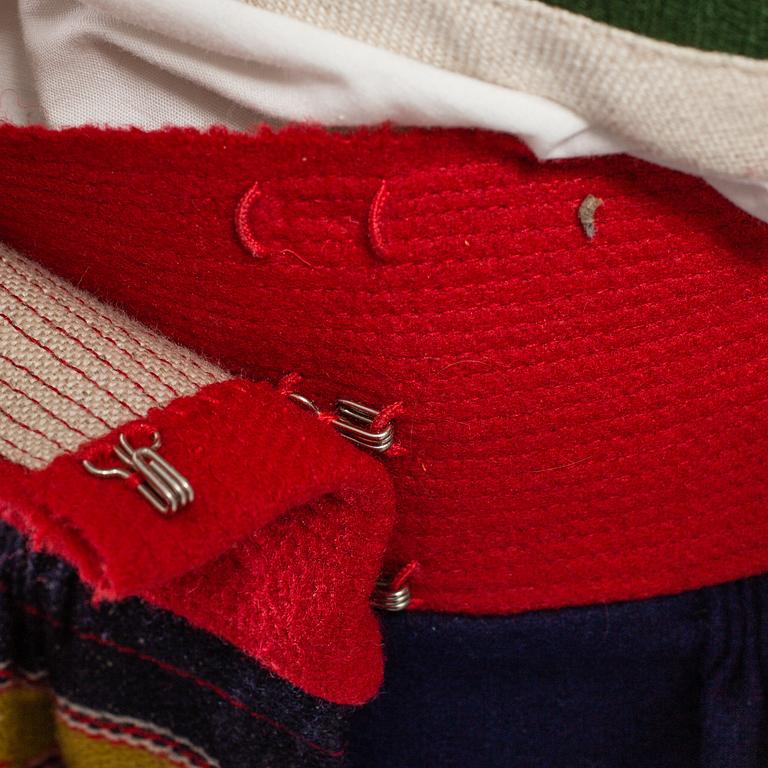 a swedish traditional dress from the 20th century.