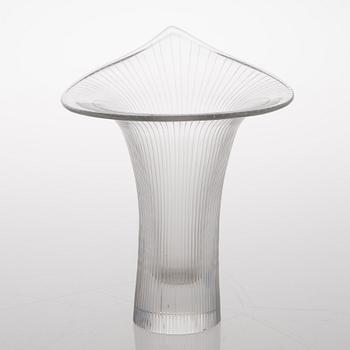 TAPIO WIRKKALA, VAS, glas, "Kantarell", signerad Tapio Wirkkala Iittala -56.