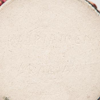 A stoneware sculpture, signed Kaipiainen Arabia.