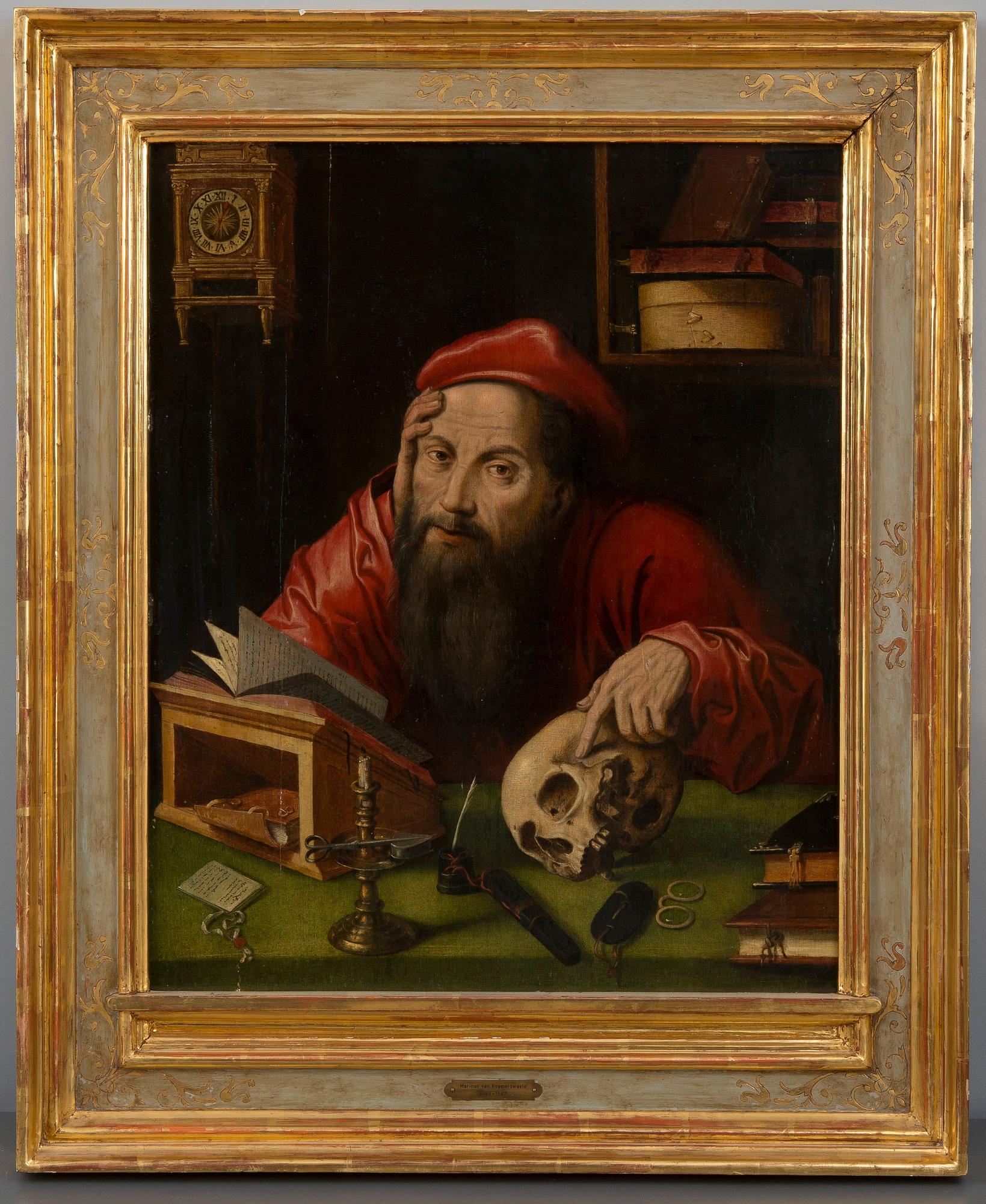 Marinus van Roejmerswaelen Follower of, ST.JEROME.