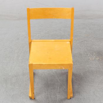 Sven Markelius, eight 'Orkesterstolen' chairs.