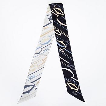 Cartier, a twilly scarf.