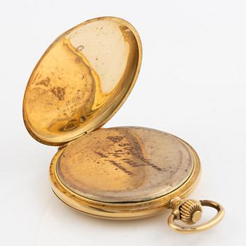 Pocket watch, hunter, 51.5 mm.