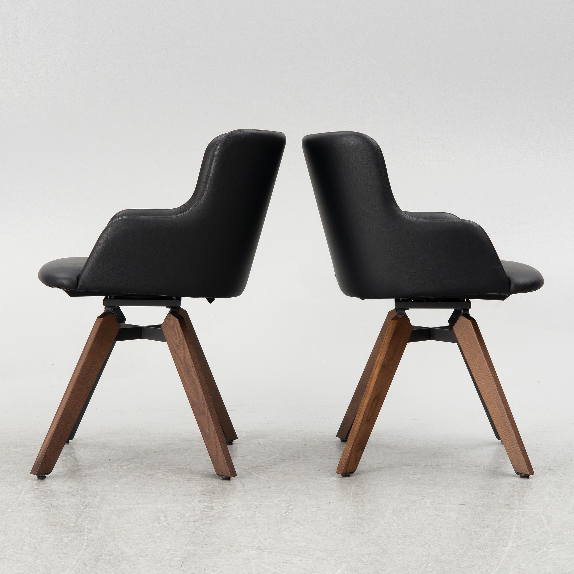 Studio Kronos, six "Mulan" chairs, Cattelan, Italia.