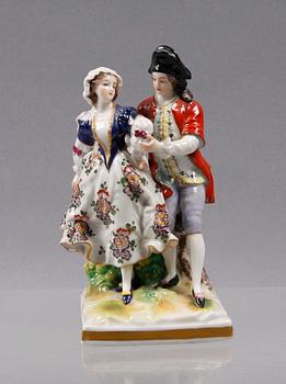 FIGURIN, porslin, Tyskland. 1900-tal.