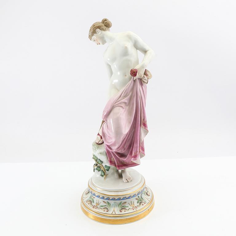 Robert Ockelmann Meissen porcelain figurine, circa 1880-1903.