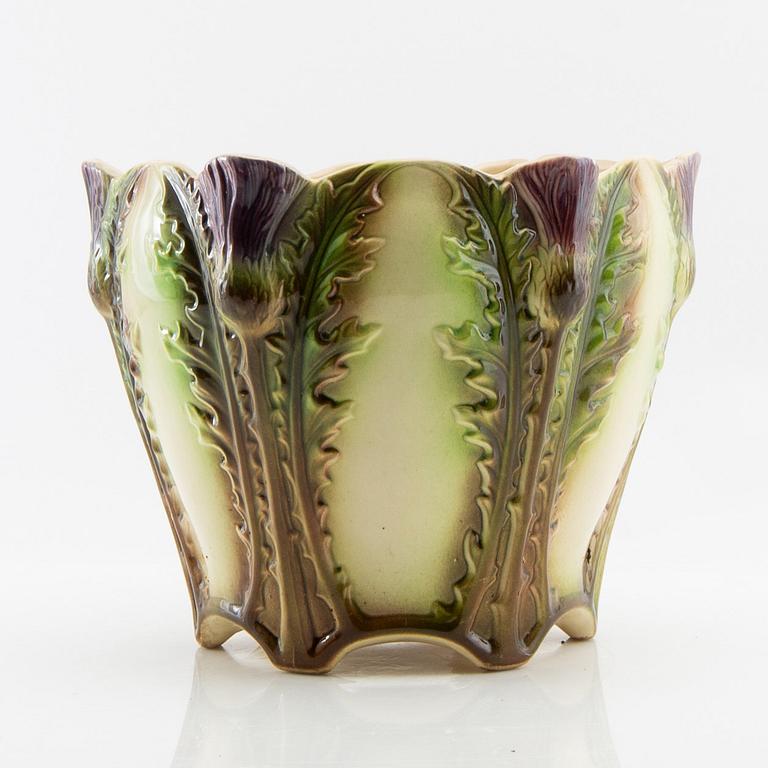 Outer casing Jugend, Saint Clement France early 20th century stoneware.