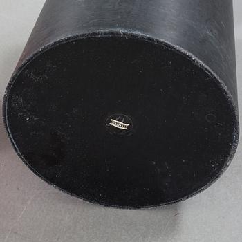 Two waste paper bins, designed by Gino Colombini, license manufactured by Husqvarna Borstfabrik for Kartell, 1970s.