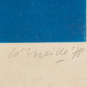Beverloo Corneille, silkscreen in colours, 1978, signed XIV/XXV.