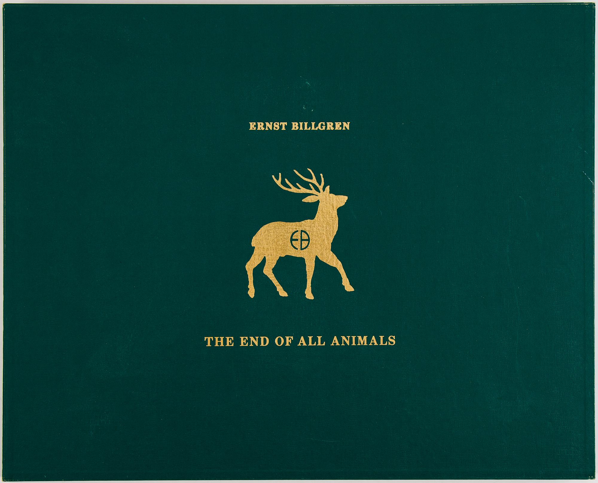 Ernst Billgren, "The end of all animals", portfolio bestående av 12 etsningar, signerad och numrerad 3/40.