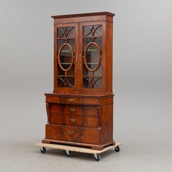 A 19th century mahogany bookcase.