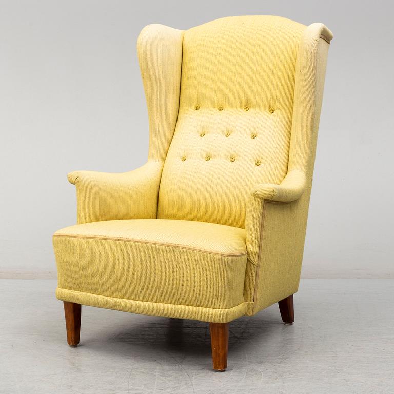 CARL MALMSTEN, an 'Åldermannen' wing chair.