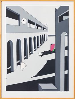 Marie-Louise Ekman, "En gatas melankoli - de Chirico och Baertling".