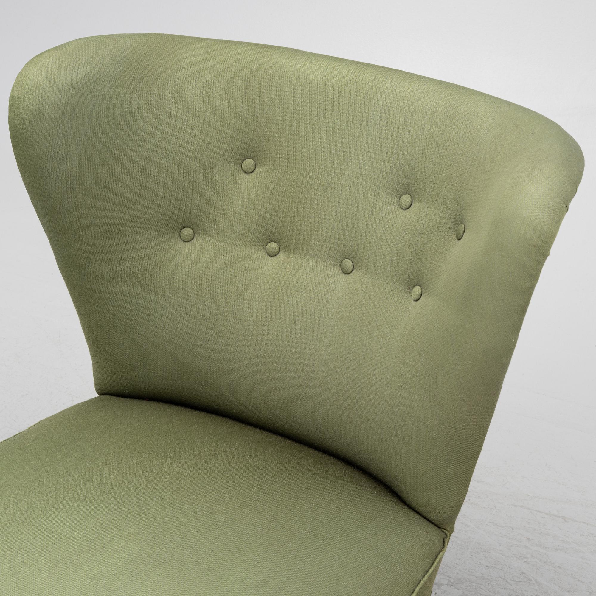 A Swedish Modern lounge chair, 1940's.
