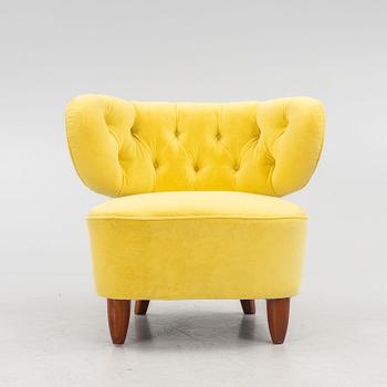 Otto Schulz, attributed to. An armchair, Swedish Modern, mid-20th Century.