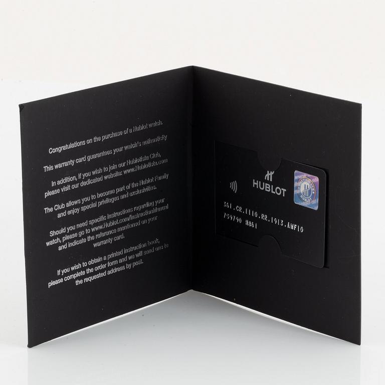 Hublot, Big Bang, Tutti Frutti, "Out of Africa", "African Wildlife Foundation".