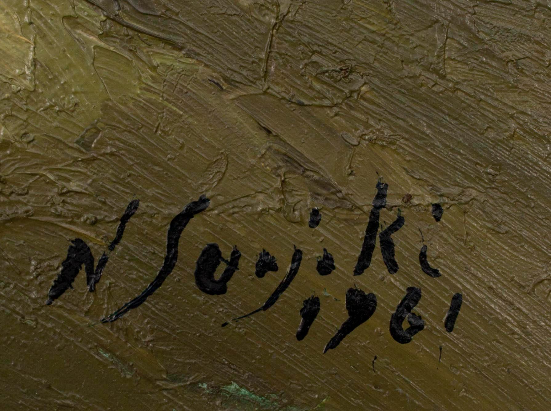 NIILO SUOJOKI (FINLAND), olja på duk, sign. och dat. 1961.