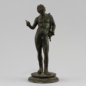 SKULPTUR, patinerad metall, 1800-talets andra hälft.