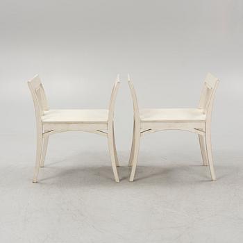 A pair of stools, around 1900.